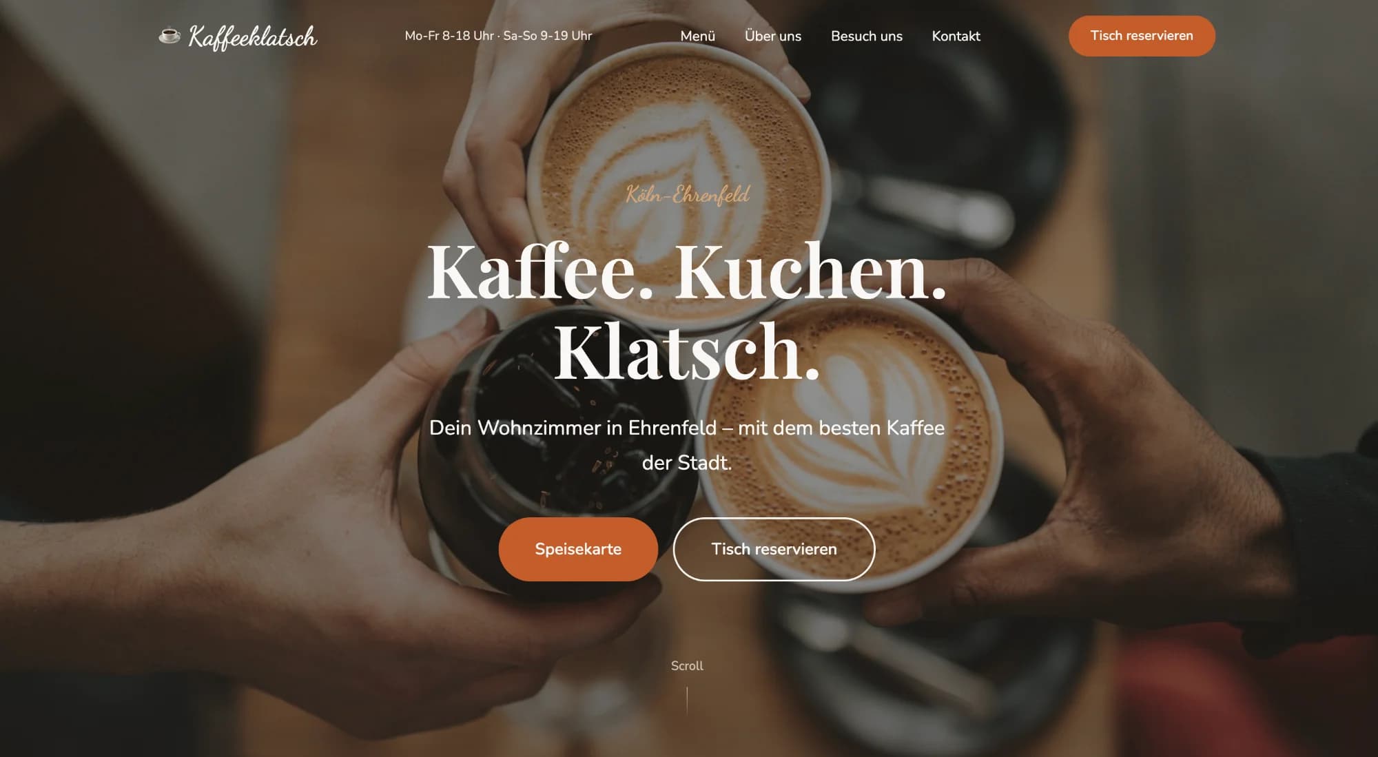 Screenshot von Kaffeeklatsch